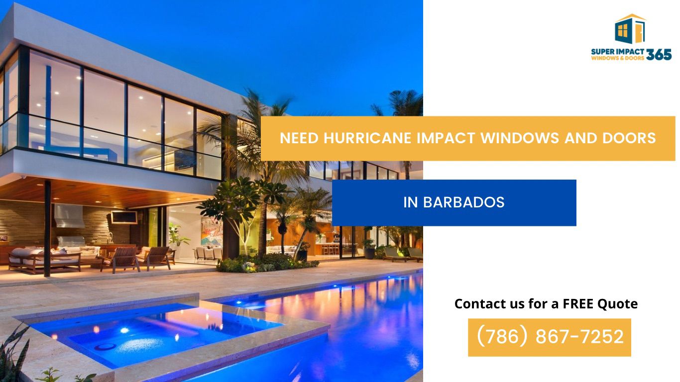 Hurricane Impact Windows and doors in Barbados