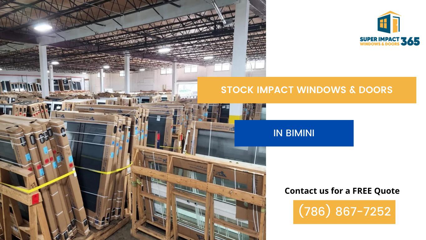 Hurricane Impact Windows and Doors in Stock Bimini Islands