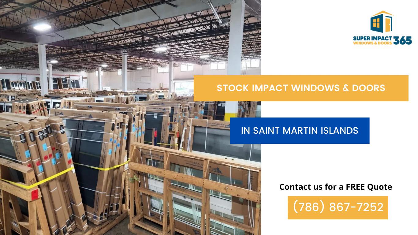 Hurricane Impact Windows and French Doors in Stock Saint Martin Islands