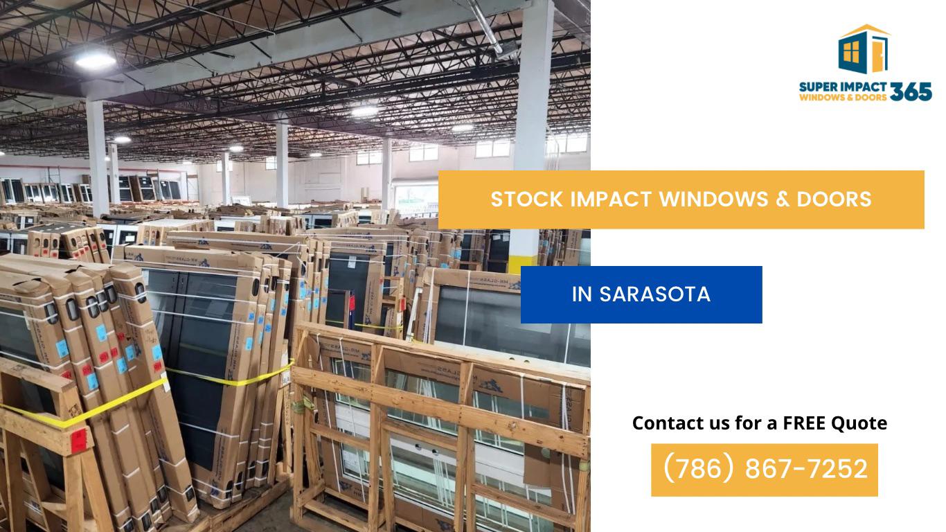 Stock Hurricane Impact Windows and Doors in Sarasota Florida